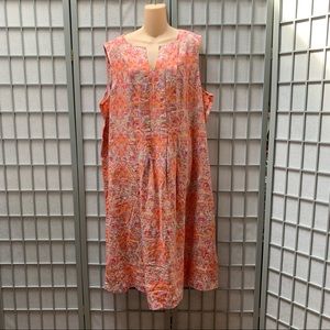 NWT J. Jill 3X long linen dress